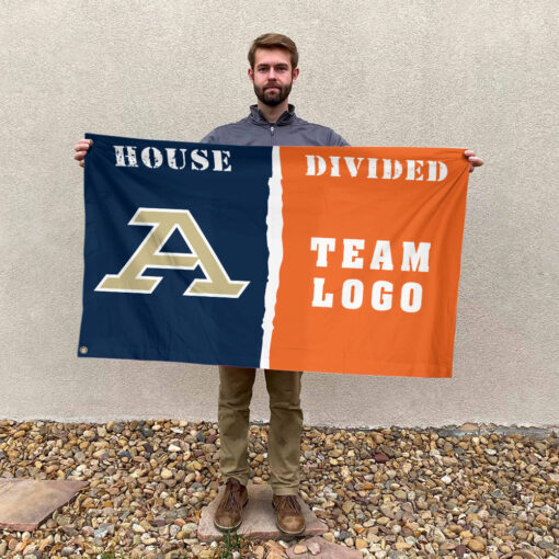 Zips vs Custom Team House Divided Flag, NCAA College Flag Zips vs Custom Team House Divided Flag, NCAA College Flag