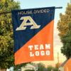 Zips vs Custom Team House Divided Flag, NCAA Custom Flag