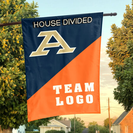 Zips vs Custom Team House Divided Flag, NCAA Custom Flag