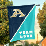 Zips vs Custom Team House Divided Flag, NCAA Split Flag