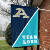 Zips vs Custom Team House Divided Flag, NCAA Split Flag