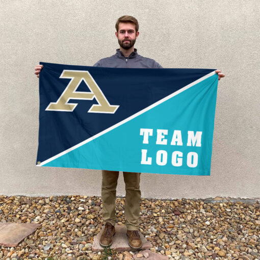 Zips vs Custom Team House Divided Flag, NCAA Split Flag