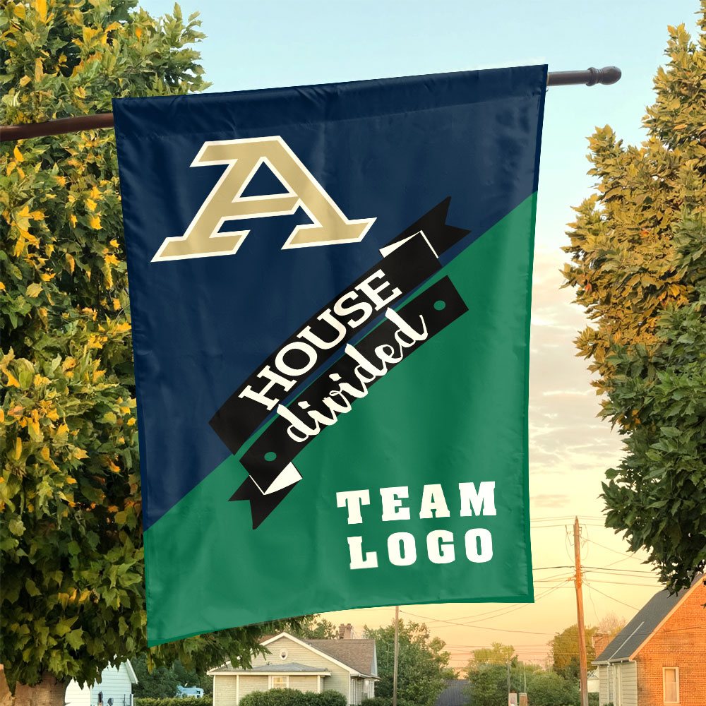 Zips vs Custom Team House Divided Flag, NCAA Team Flag Zips vs Custom Team House Divided Flag, NCAA Team Flag