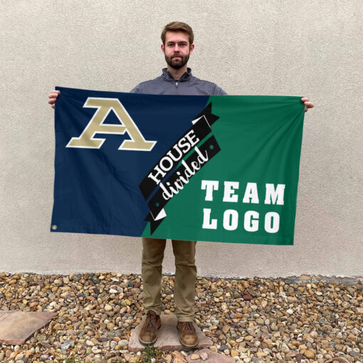 Zips vs Custom Team House Divided Flag, NCAA Team Flag Zips vs Custom Team House Divided Flag, NCAA Team Flag