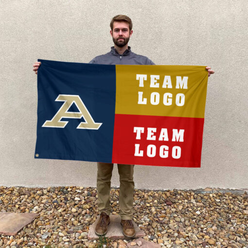 Zips vs Custom Team House Divided Flag, NCAA Two Team Flag Zips vs Custom Team House Divided Flag, NCAA Two Team Flag