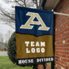 Zips vs Custom Team House Divided Flag, Personalized House Flag