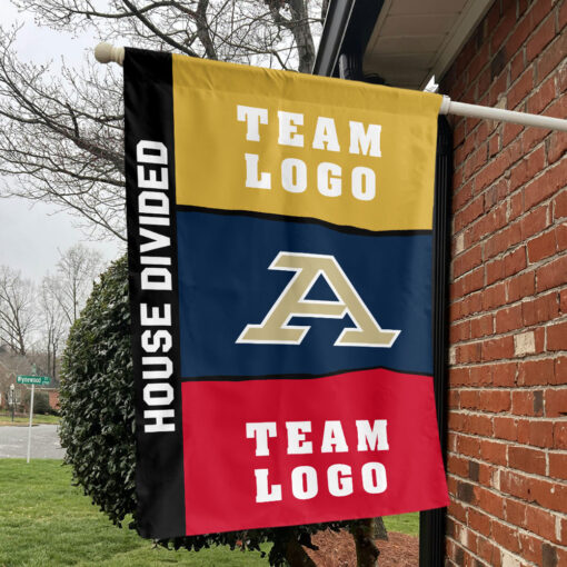 Zips vs Custom Team House Divided Flag, Personalized Spirit Flag