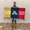 Zips vs Custom Team House Divided Flag, Personalized Spirit Flag