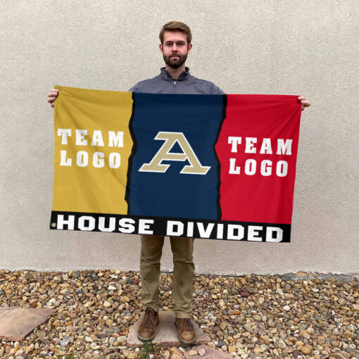 Zips vs Custom Team House Divided Flag, Personalized Spirit Flag
