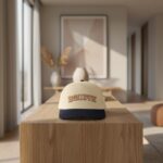 Denver Broncos Believe Two Tone Snapback Hat Cream Navy Adjustable Fan Cap