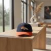 Denver Broncos Navy And Orange Embroidered Adjustable Baseball Cap