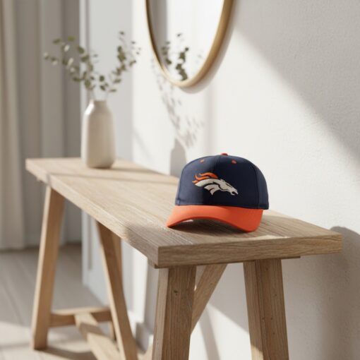 Denver Broncos Navy And Orange Embroidered Adjustable Baseball Cap Denver Broncos Navy And Orange Embroidered Adjustable Baseball Cap