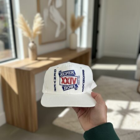 Denver Broncos Super Bowl XXIV White Snapback Cap