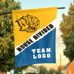 Golden Lions vs Custom Team House Divided Flag, Custom House Flag