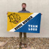 Golden Lions vs Custom Team House Divided Flag, Custom House Flag