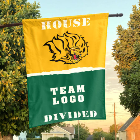 Golden Lions vs Custom Team House Divided Flag, Custom Spirit Flag