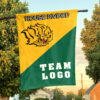 Golden Lions vs Custom Team House Divided Flag, Custom Split Flag