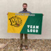 Golden Lions vs Custom Team House Divided Flag, Custom Split Flag