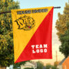 Golden Lions vs Custom Team House Divided Flag, NCAA Team Flag