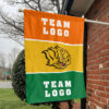 Golden Lions vs Custom Team House Divided Flag, Personalized NCAA Flag