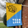 Golden Lions vs Custom Team House Divided Flag, Personalized Split Flag 1 Golden Lions vs Custom Team House Divided Flag, Personalized Split Flag