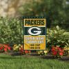 Green Bay Packers Garden Flag 12x18 4 Time Champions