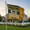 Green Bay Packers Garden Flag 12x18 4 Time Champions