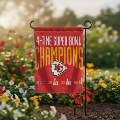 Kansas City Chiefs 3×5 Flag 4 Time Super Bowl Champions Kansas City Chiefs 3×5 Flag 4 Time Super Bowl Champions
