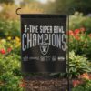 Las Vegas Raiders 3x5 Flag 3 Time Super Bowl Champions