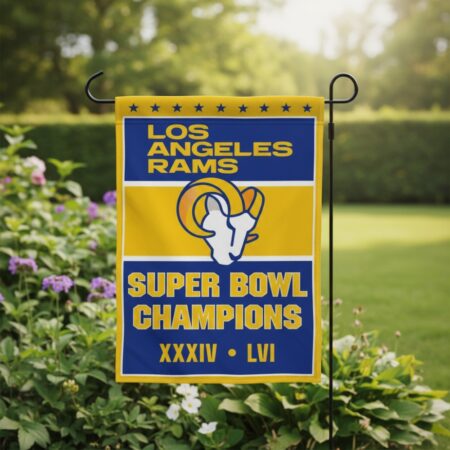 Los Angeles Rams Garden Flag Super Bowl LVI Champions