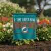 Miami Dolphins 3x5 Flag 2 Time Super Bowl Champions