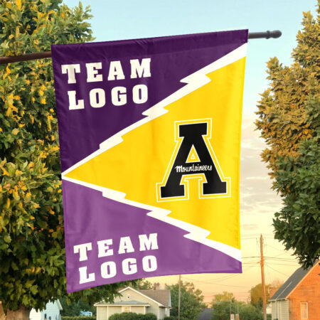 Mountaineers vs Custom Team House Divided Flag, Custom Spirit Flag