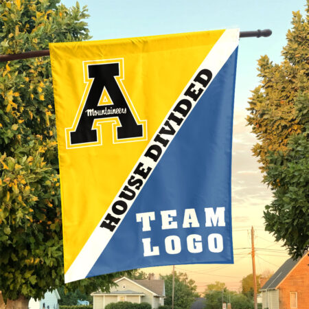 Mountaineers vs Custom Team House Divided Flag, Custom Split Flag
