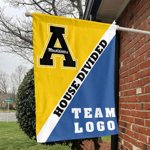 Mountaineers vs Custom Team House Divided Flag, Custom Split Flag