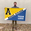 Mountaineers vs Custom Team House Divided Flag, Custom Split Flag