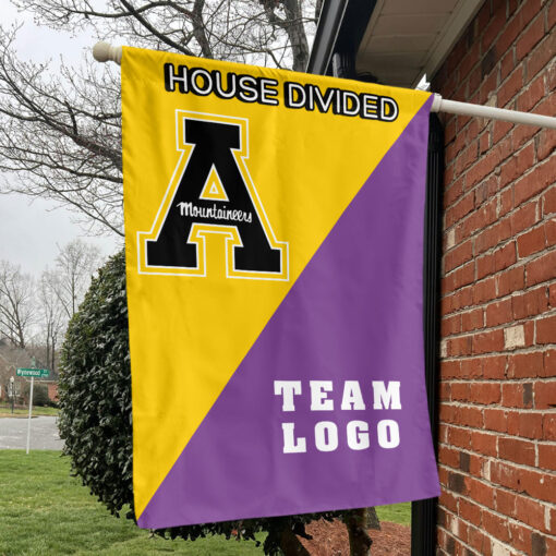 Mountaineers vs Custom Team House Divided Flag, Custom Team Flag