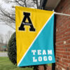 Mountaineers vs Custom Team House Divided Flag, NCAA Split Flag