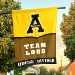 Mountaineers vs Custom Team House Divided Flag, Personalized House Flag
