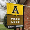 Mountaineers vs Custom Team House Divided Flag, Personalized House Flag