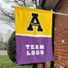 Mountaineers vs Custom Team House Divided Flag, Personalized NCAA Flag