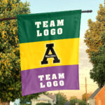 Mountaineers vs Custom Team House Divided Flag, Personalized Spirit Flag