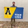 Mountaineers vs Custom Team House Divided Flag, Personalized Team Flag