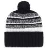 New England Patriots Black '47 Super Bowl LX Tavern Cuffed Knit Hat with Pom