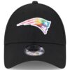 New England Patriots Black New Era 2023 NFL Crucial Catch Adjustable Cap