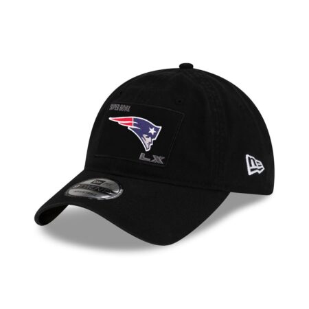 New England Patriots Black New Era Super Bowl LX Adjustable Cap