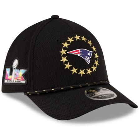 New England Patriots Black New Era Super Bowl LX M Crown Rope Flex Hat