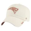 New England Patriots Natural '47 Women's Ballpark Cheer Clean Up Adjustable Cap