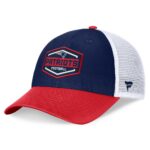 New England Patriots Navy Bench Trucker Adjustable Cap
