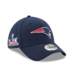 New England Patriots Navy New Era Super Bowl LX Flex Hat