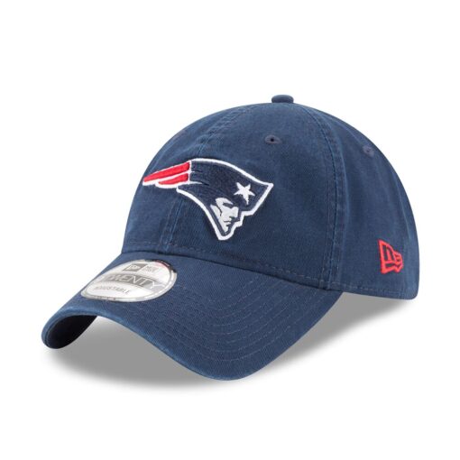 New England Patriots Navy New Era Super Bowl LX Side Patch Adjustable Cap